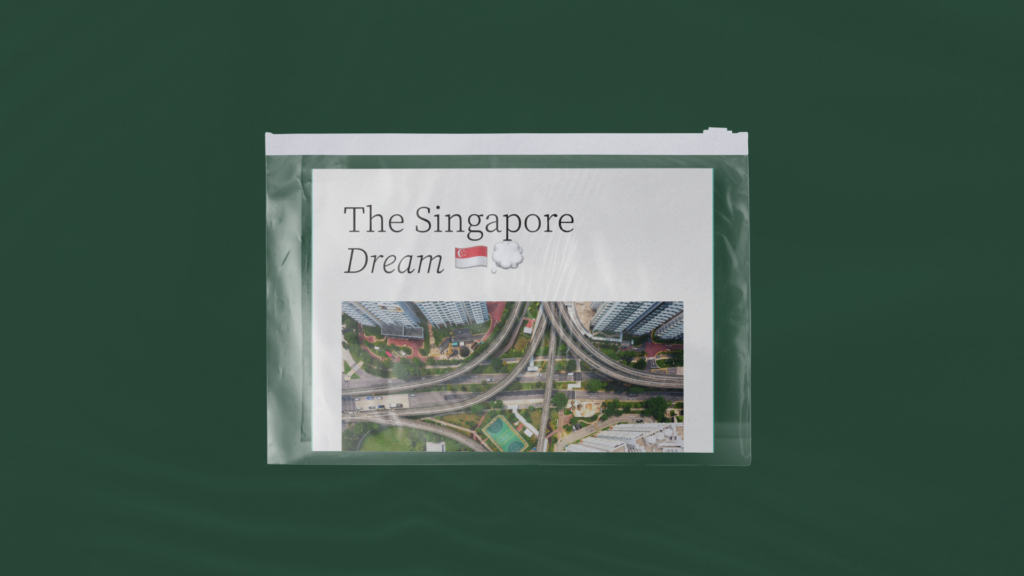 Singapore Dream Flourishing Cultivate Success