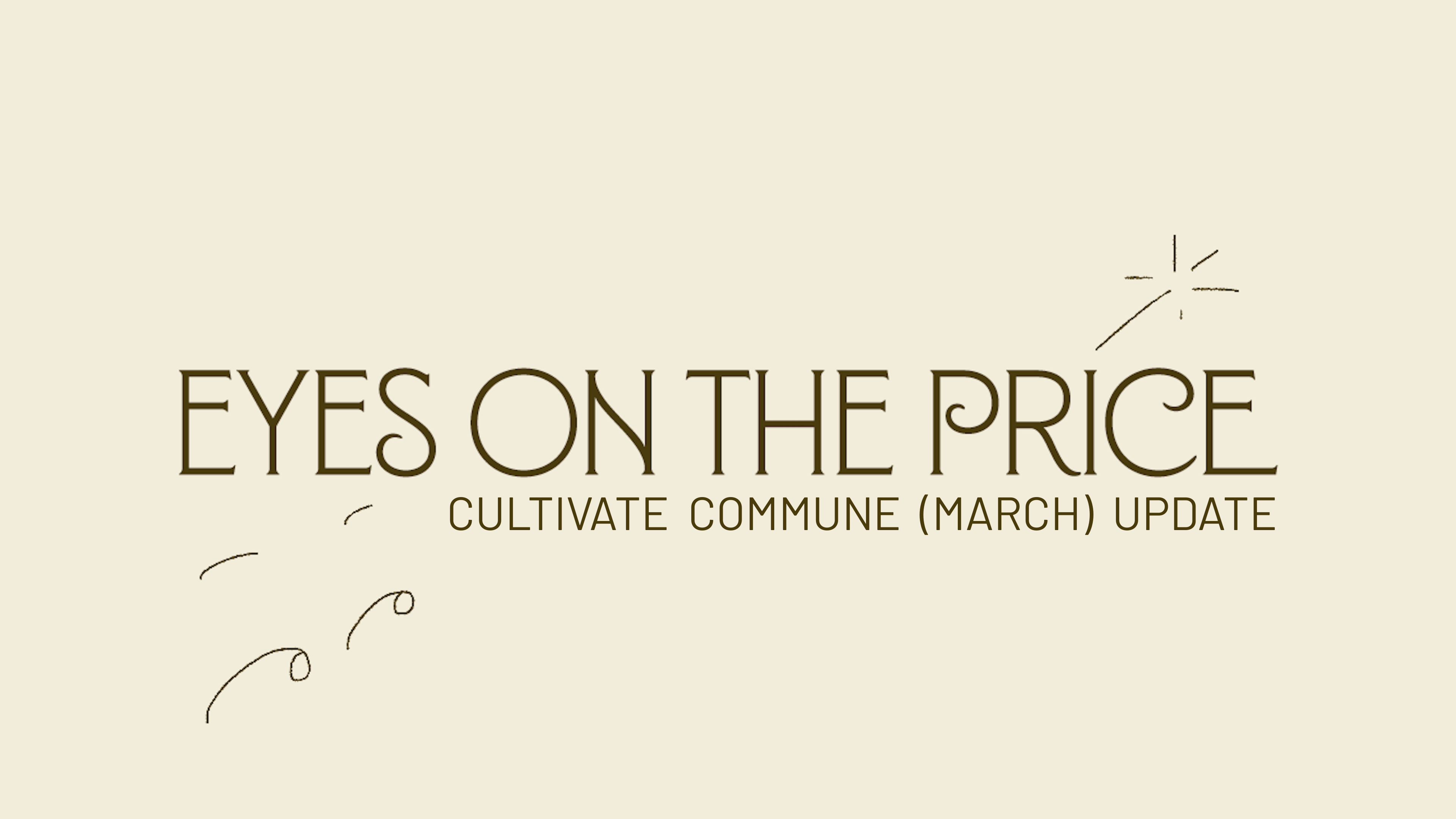 eyes on the price text